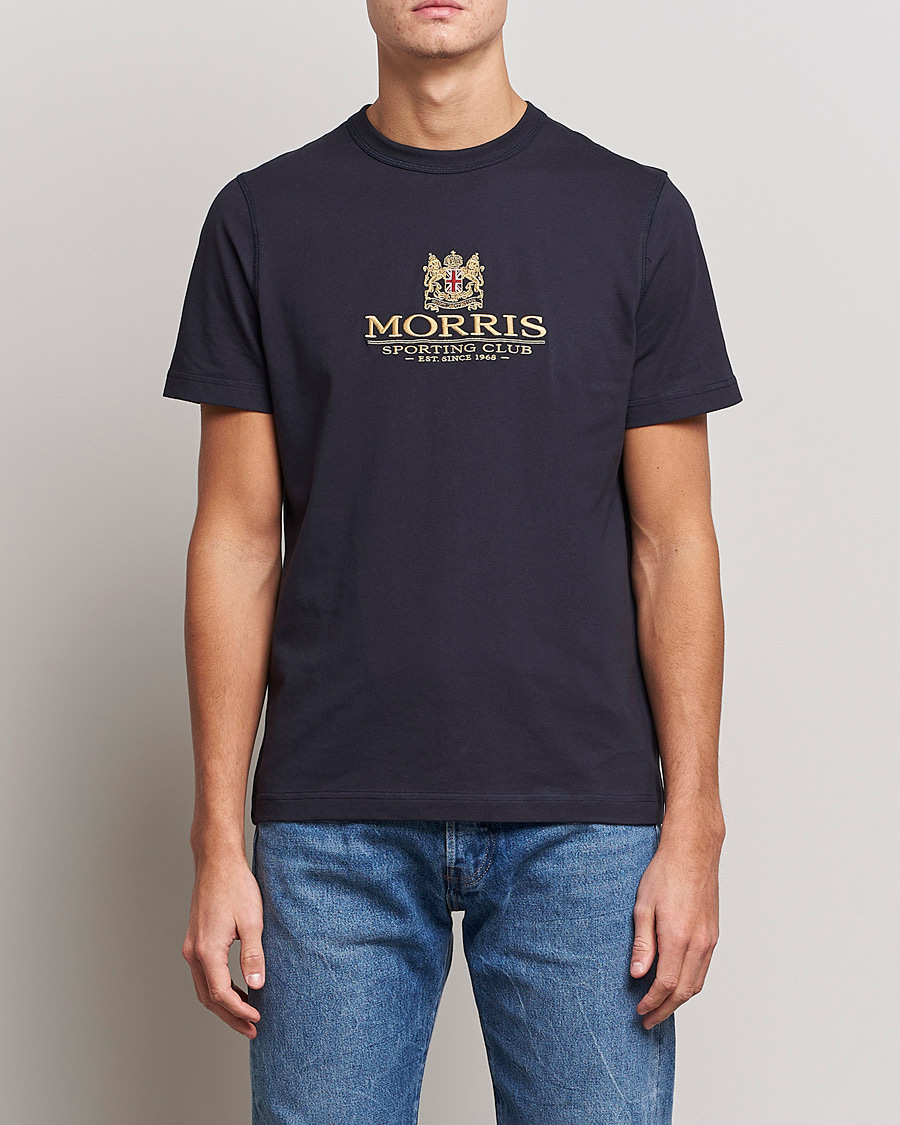 Herr | Kortärmade t-shirts | Morris | Trevor Logo T-shirt Blue