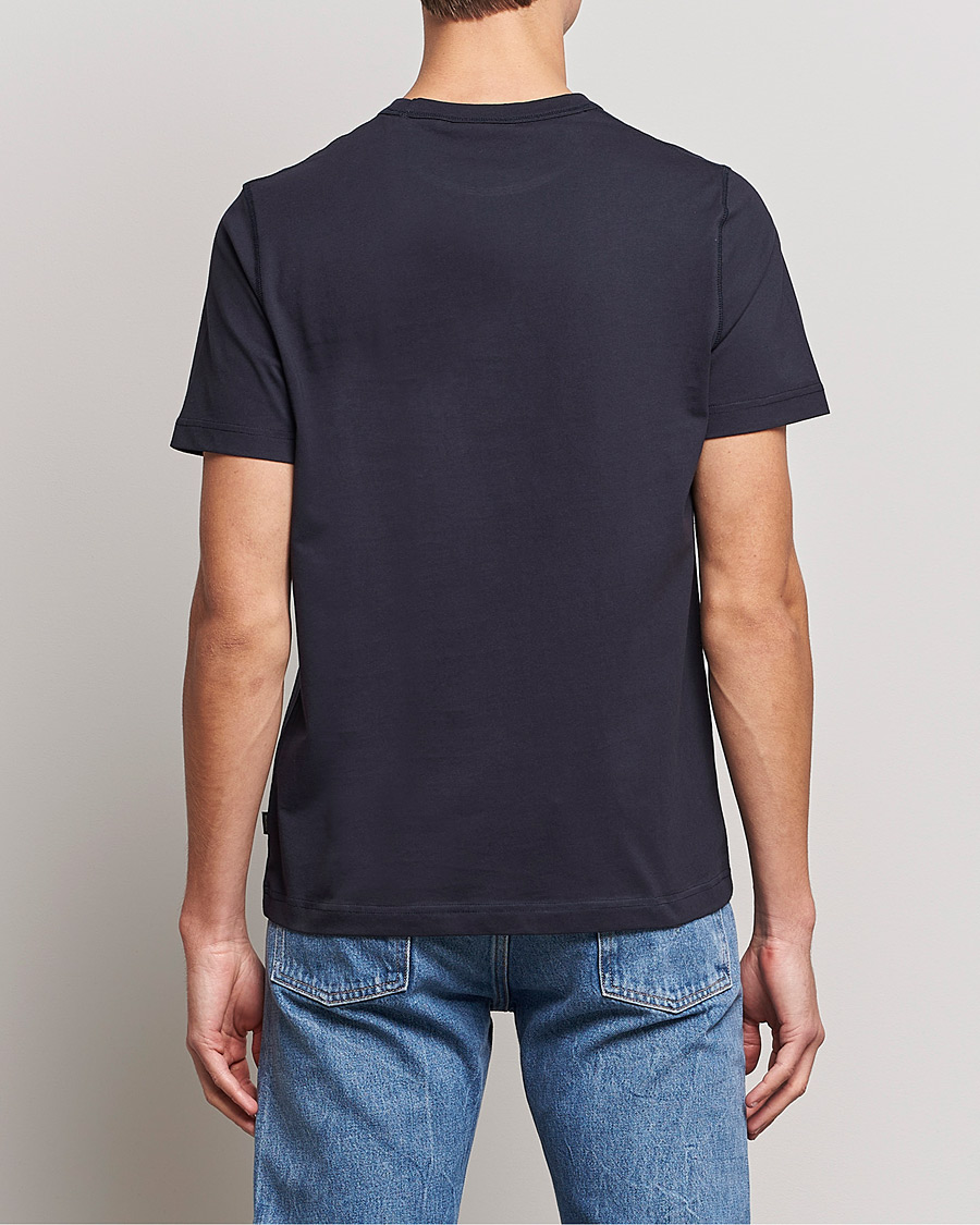Herr | T-Shirts | Morris | Trevor Logo T-shirt Blue