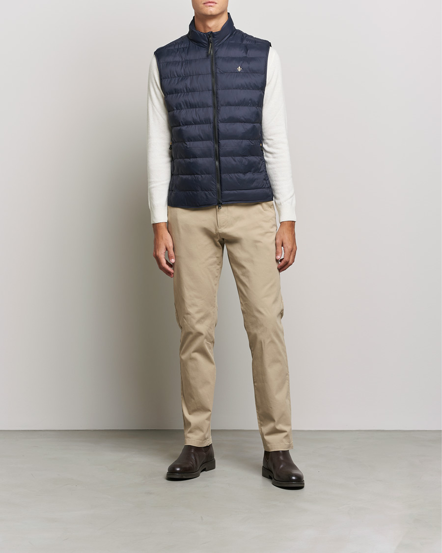 Herr | Morris Norfolk Liner Vest Navy | Morris | Norfolk Liner Vest Navy