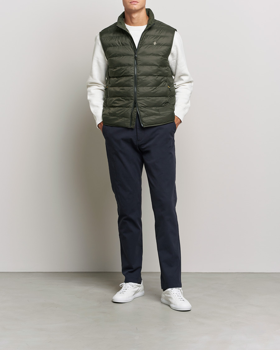 Herr | Jackor | Morris | Norfolk Liner Vest Olive