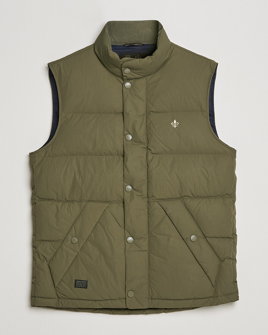 Herr | Jackor | Morris | Holborn Down Vest Olive