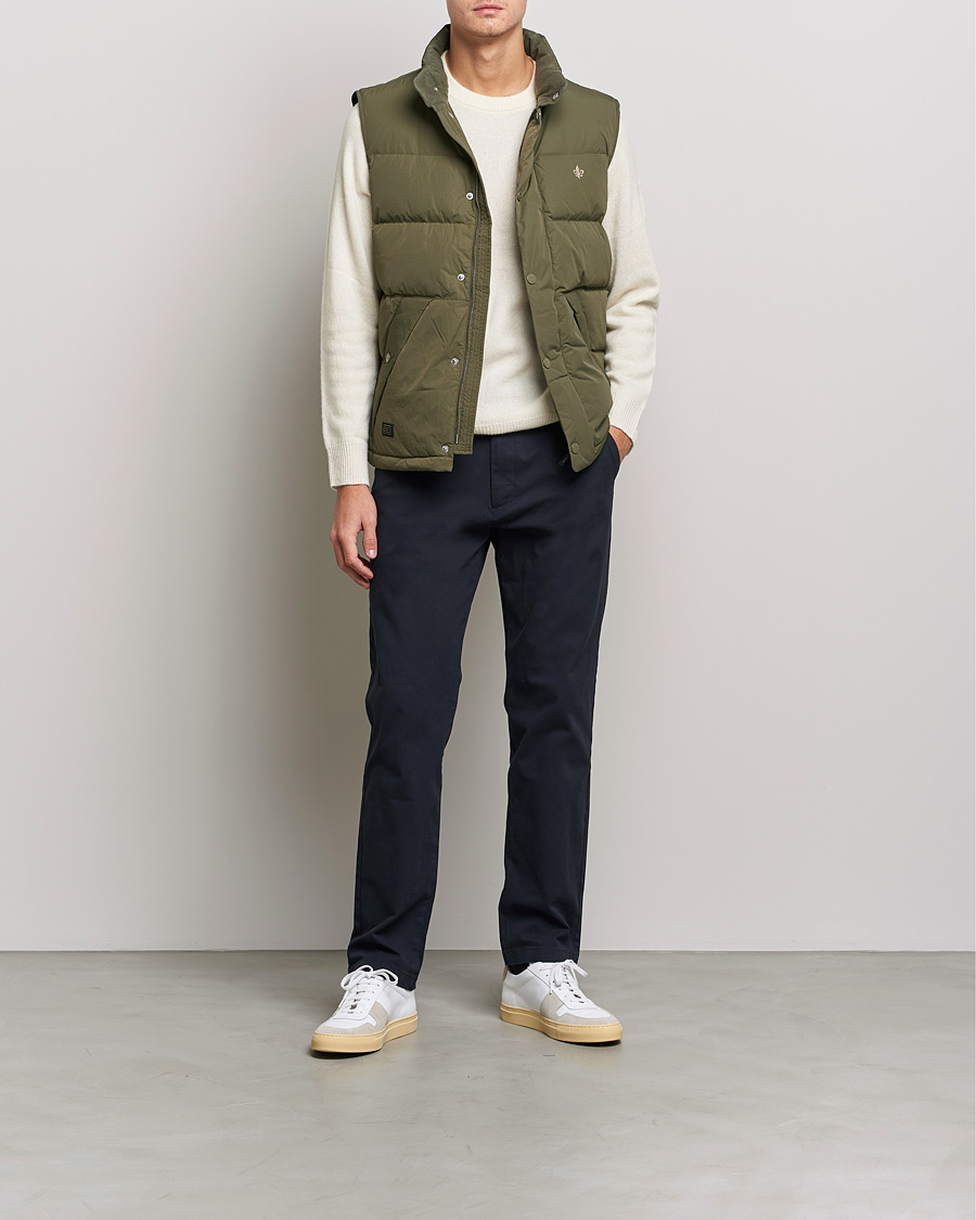 Herr | Jackor | Morris | Holborn Down Vest Olive