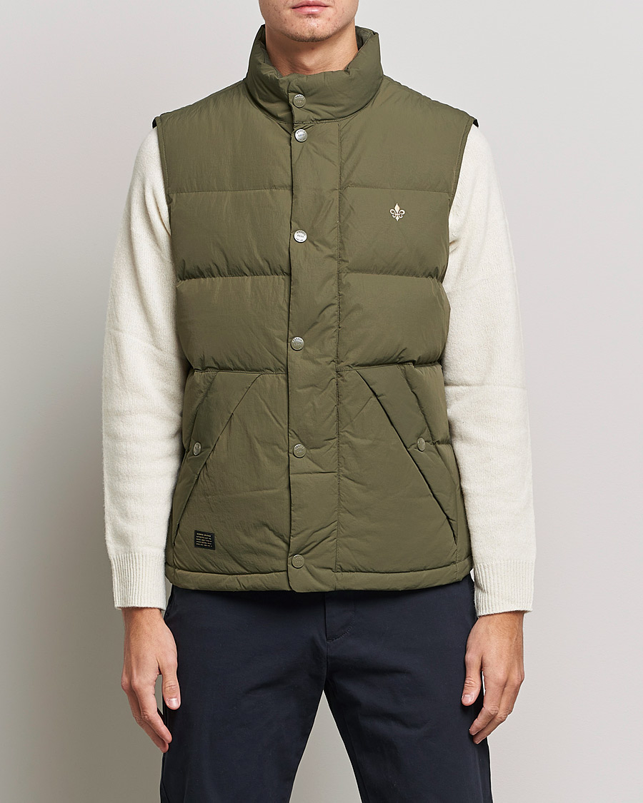 Herr | Jackor | Morris | Holborn Down Vest Olive