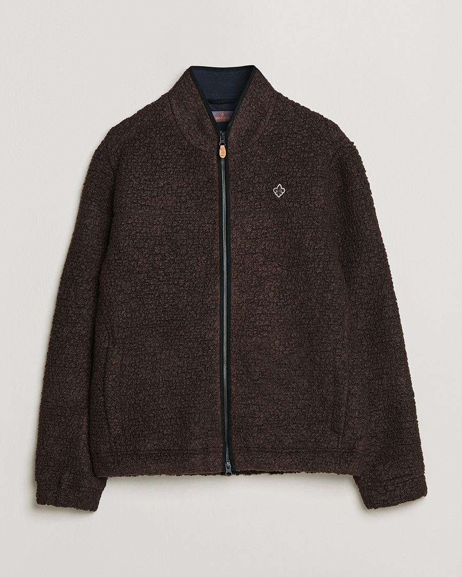 Herr | Tröjor | Morris | Chadwick Pile Jacket Dark Brown