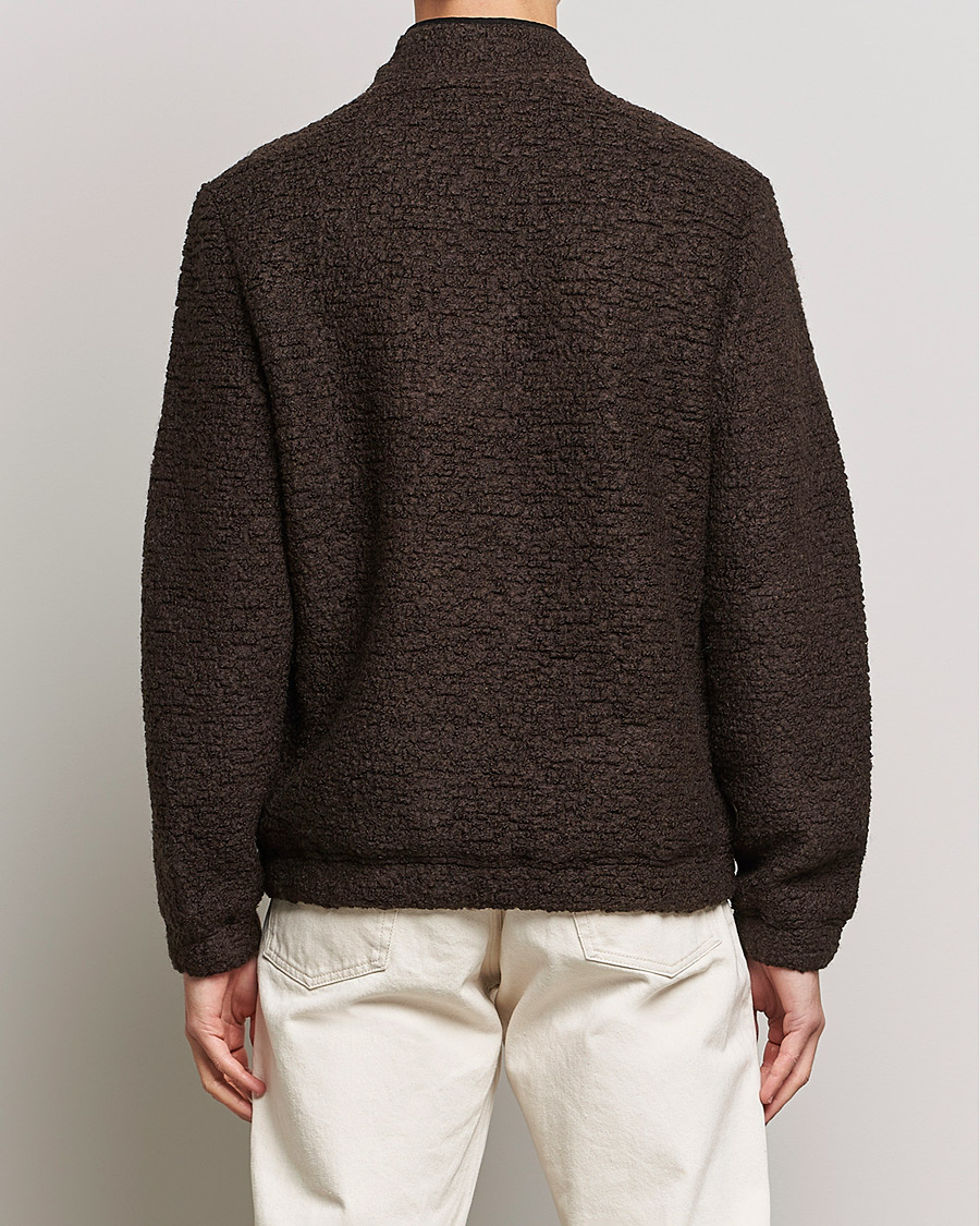 Herr | Tröjor | Morris | Chadwick Pile Jacket Dark Brown