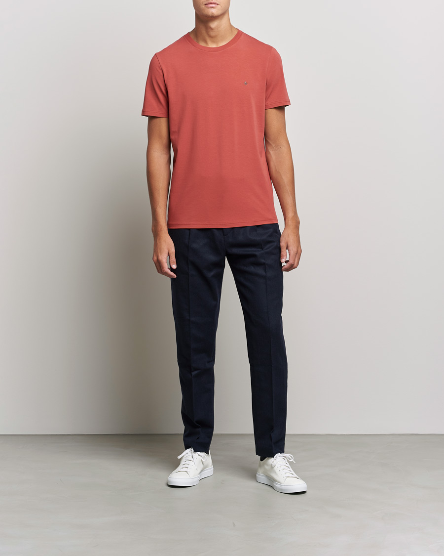 Herr | T-Shirts | Morris | James Crew Neck T-shirt Red