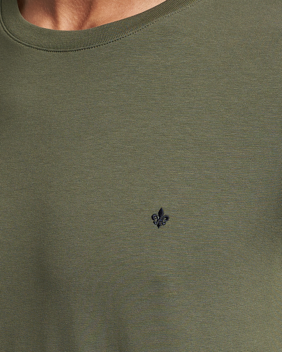 Herr | T-Shirts | Morris | James Crew Neck T-shirt Olive