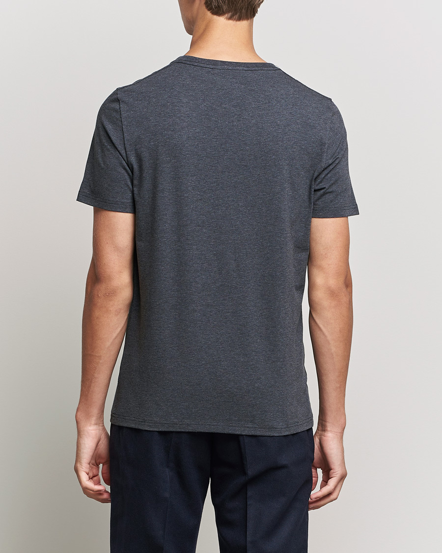 Herr | T-Shirts | Morris | James Crew Neck T-shirt Dark Grey