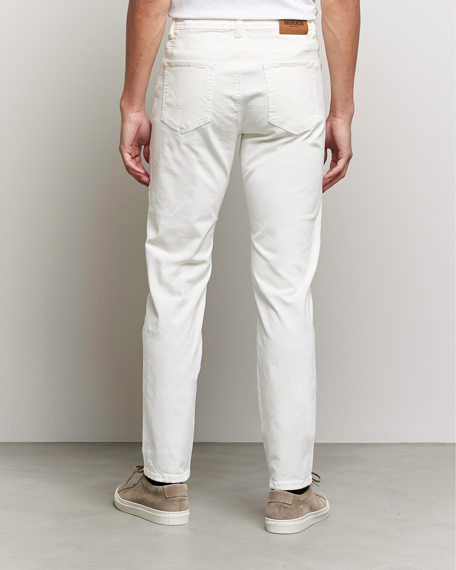 Herr | Byxor | Morris | James Brushed Chinos Off White