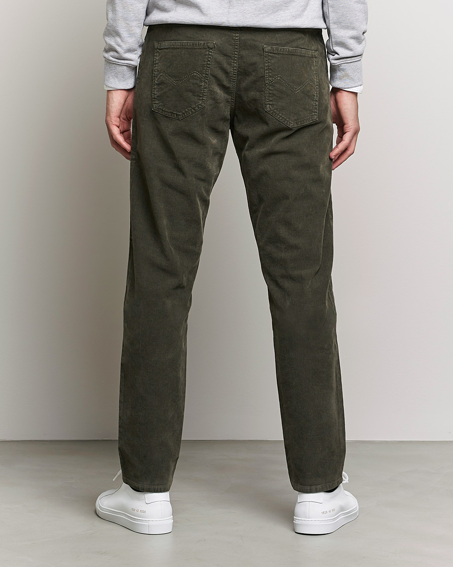 Herr | Byxor | Morris | James Corduroy 5-Pocket Pants Olive
