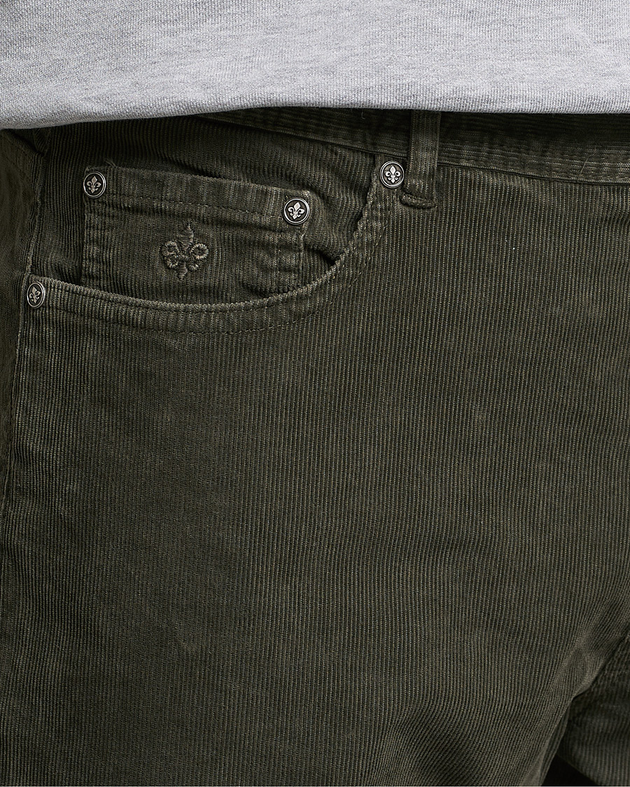 Herr | Byxor | Morris | James Corduroy 5-Pocket Pants Olive
