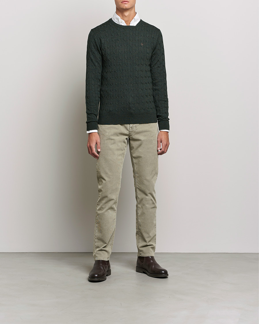 Herr | Byxor | Morris | James Corduroy 5-Pocket Pants Khaki Grey