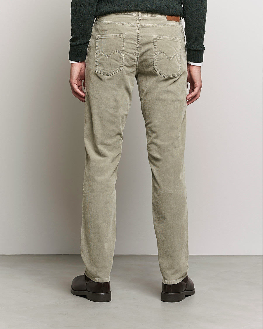 Herr | Byxor | Morris | James Corduroy 5-Pocket Pants Khaki Grey