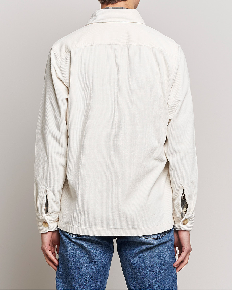 Herr | Skjortor | Morris | Heaton Corduroy Shirt Jacket Off White