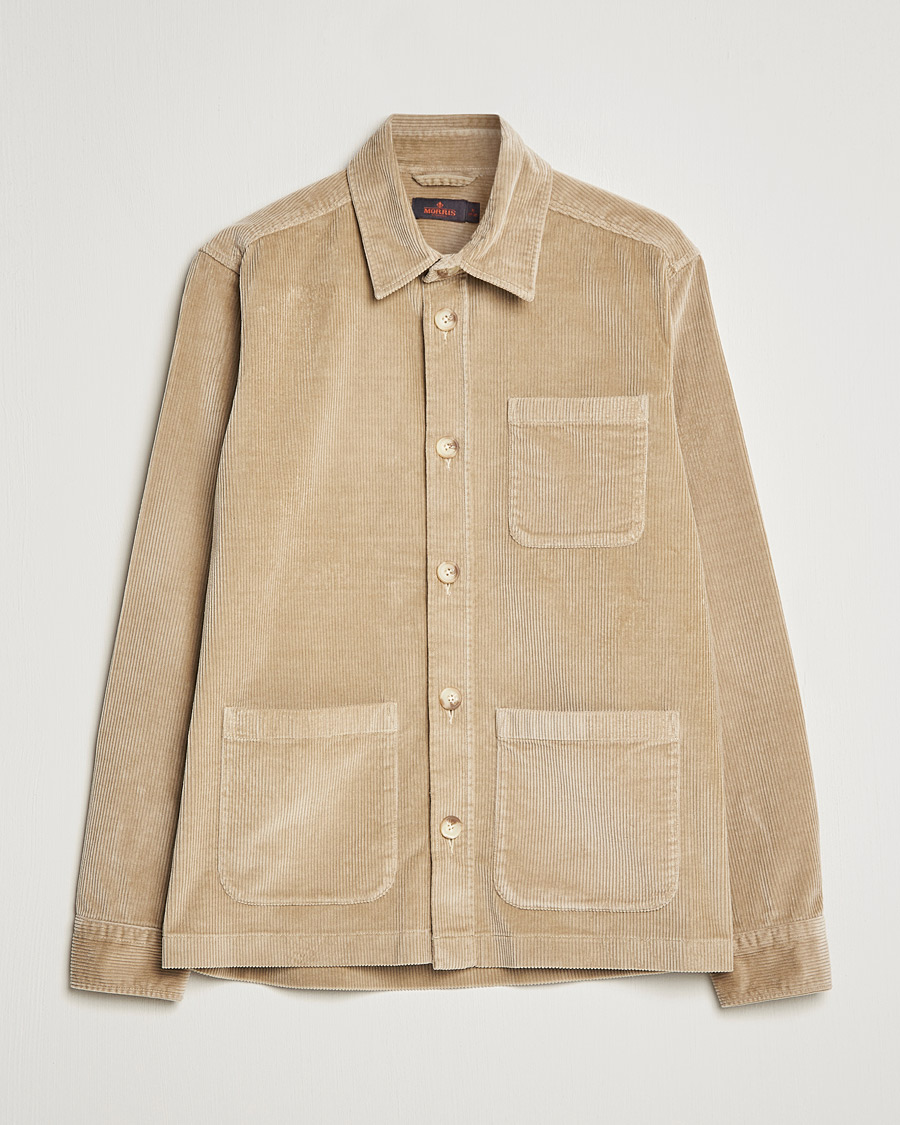 Herr | Skjortor | Morris | Heaton Corduroy Shirt Jacket Khaki