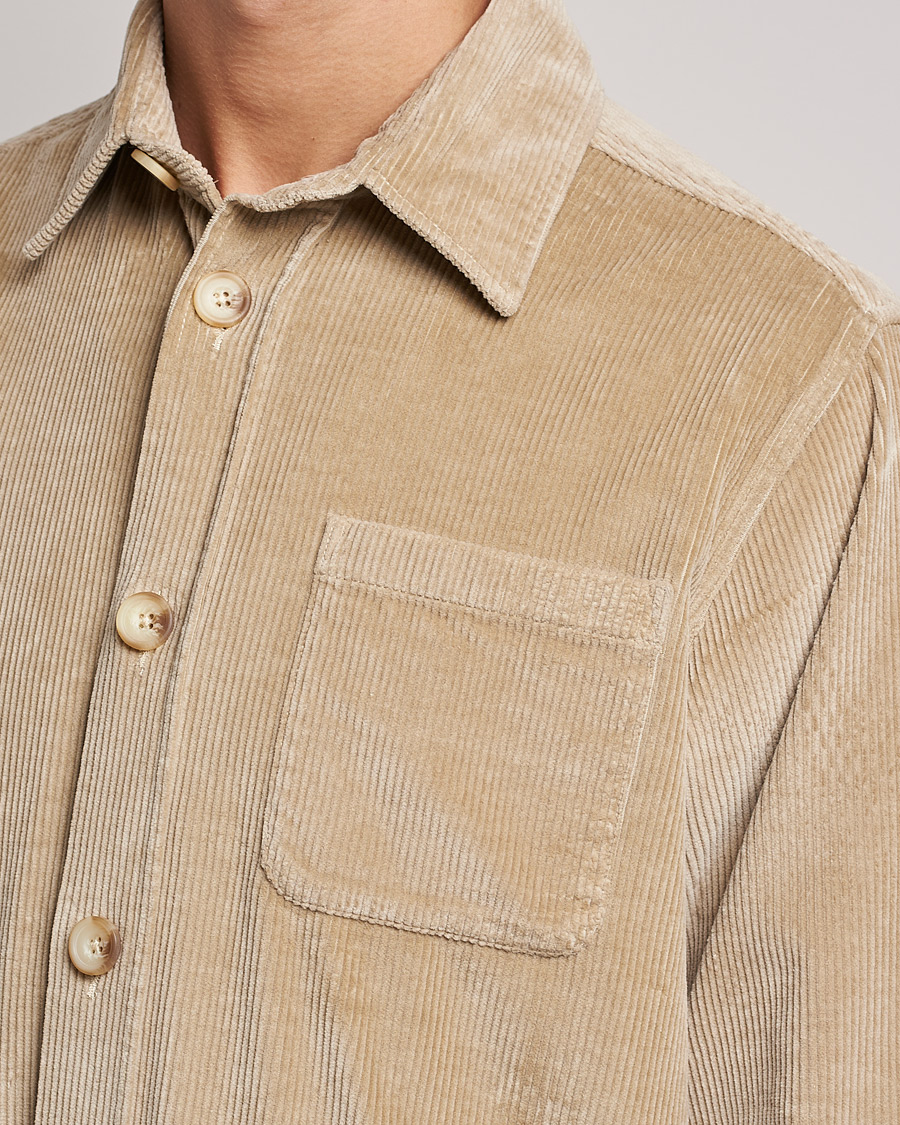 Herr | Skjortor | Morris | Heaton Corduroy Shirt Jacket Khaki