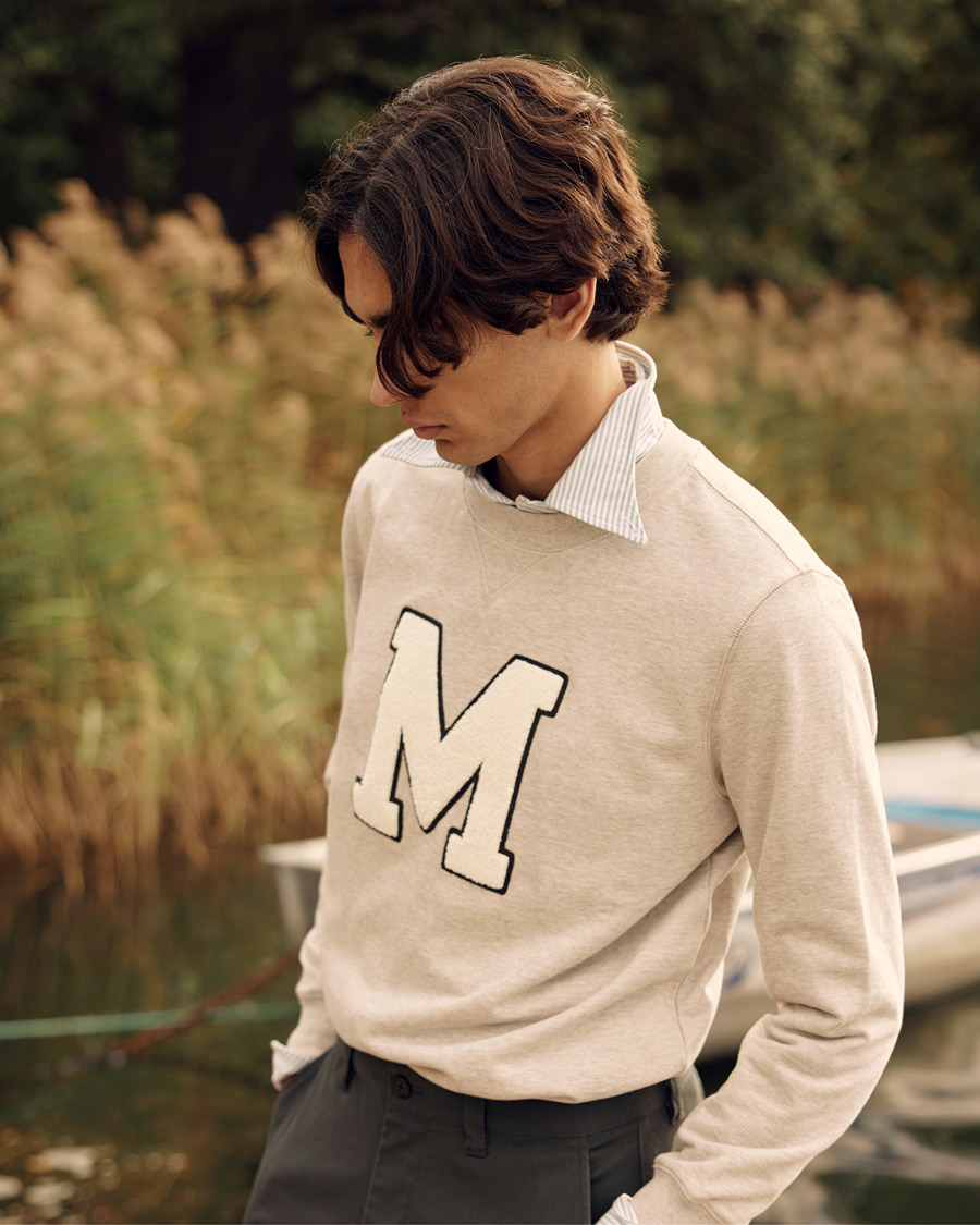 Herr | Tröjor | Morris | Leoni Logo Sweatshirt Khaki