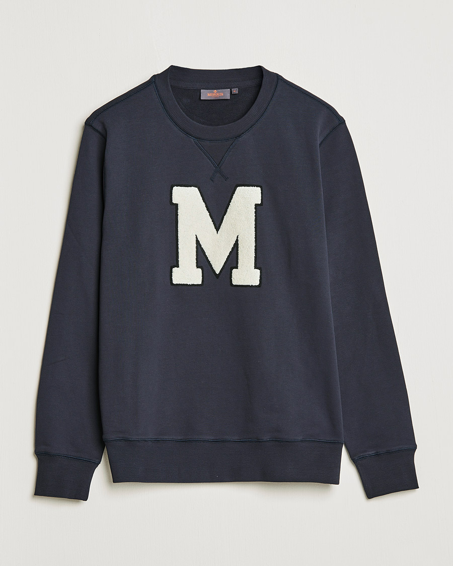 Herr | Tröjor | Morris | Leoni Logo Sweatshirt Old Blue