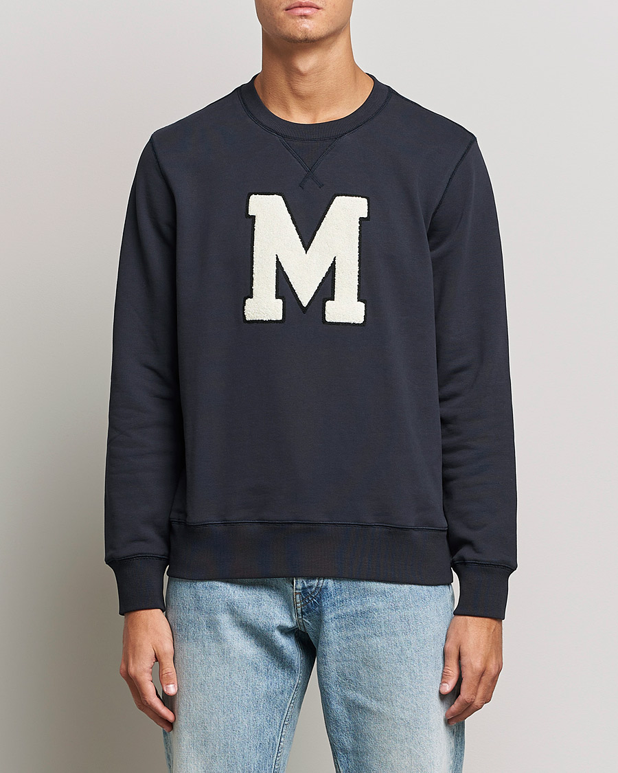 Herr | Tröjor | Morris | Leoni Logo Sweatshirt Old Blue