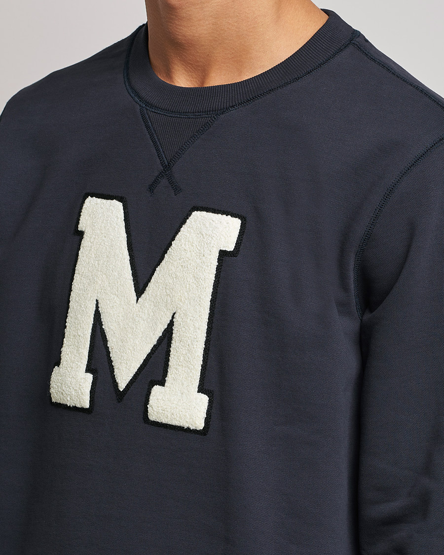 Herr | Tröjor | Morris | Leoni Logo Sweatshirt Old Blue