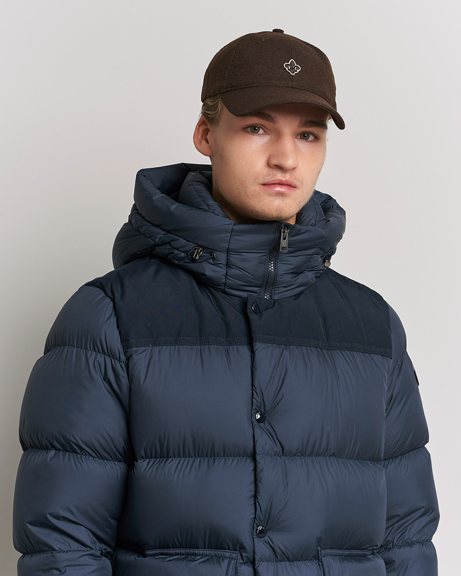 Herr | Morris Archie Flannel Felt Cap Brown | Morris | Archie Flannel Felt Cap Brown