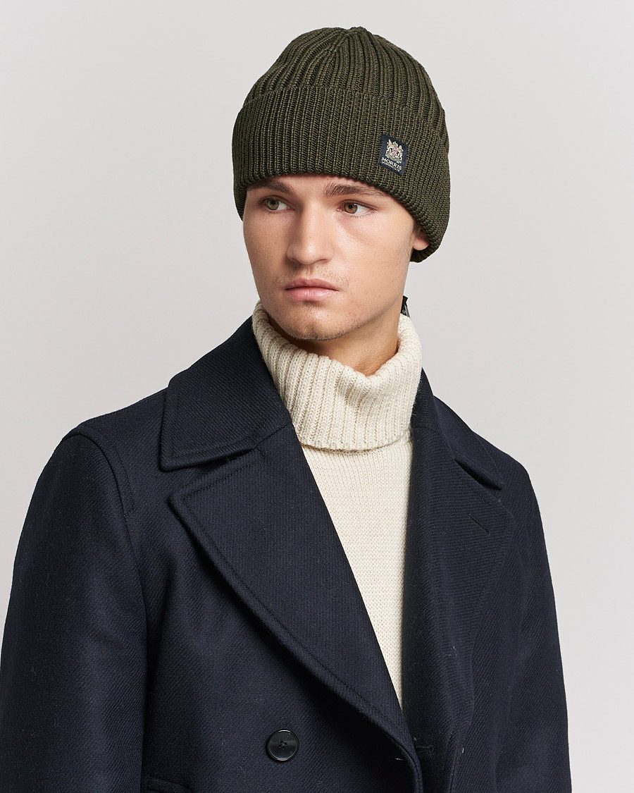 Herr | Morris Travor Merino Beanie Olive | Morris | Travor Merino Beanie Olive