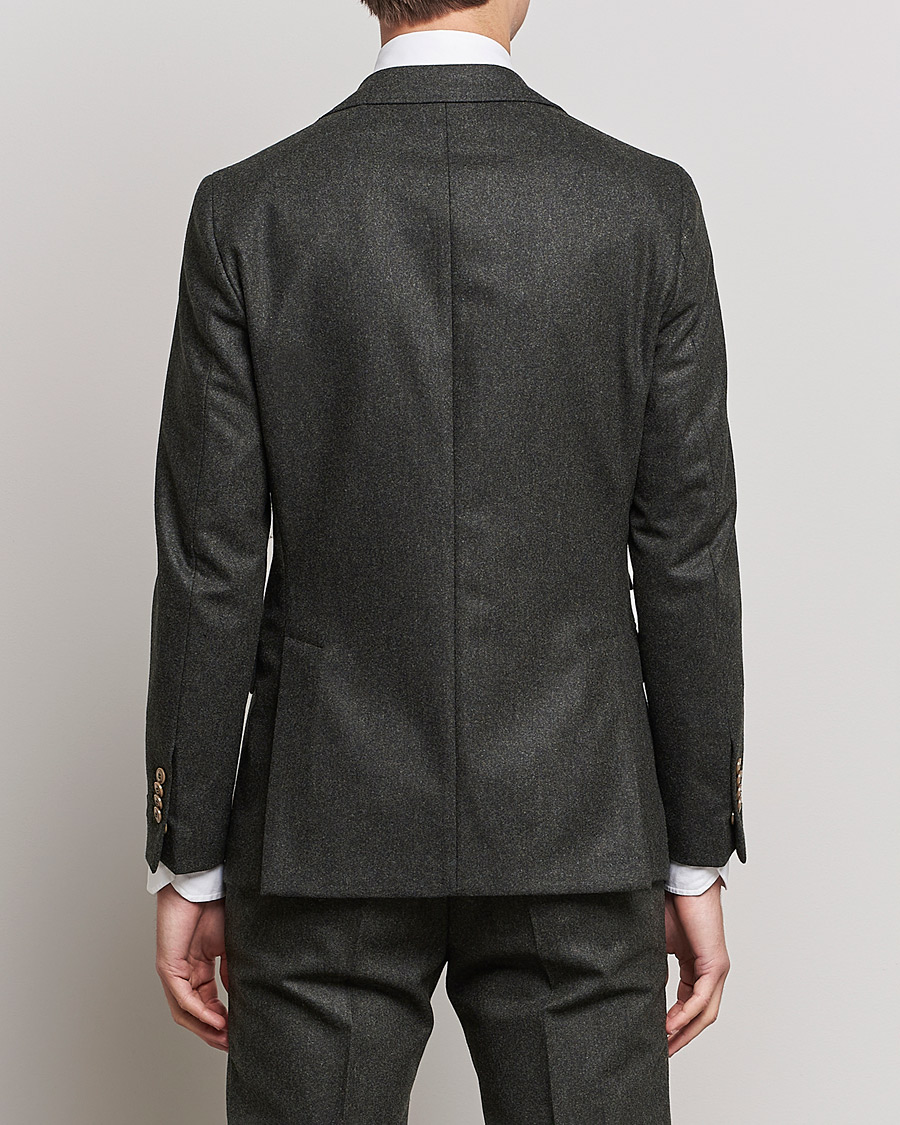 Herr | Kavajer | Morris Heritage | Keith Flannel Suit Blazer Green