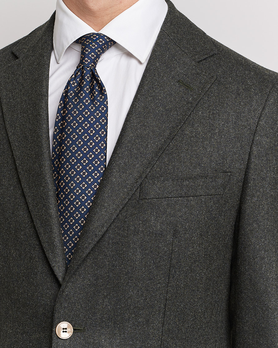 Herr | Kavajer | Morris Heritage | Keith Flannel Suit Blazer Green