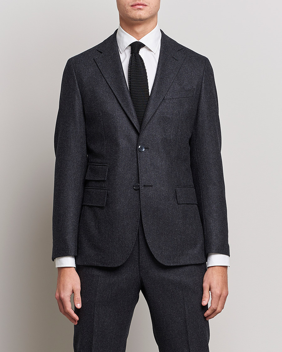 Herr | Morris Heritage | Morris Heritage | Keith Flannel Suit Blazer Grey