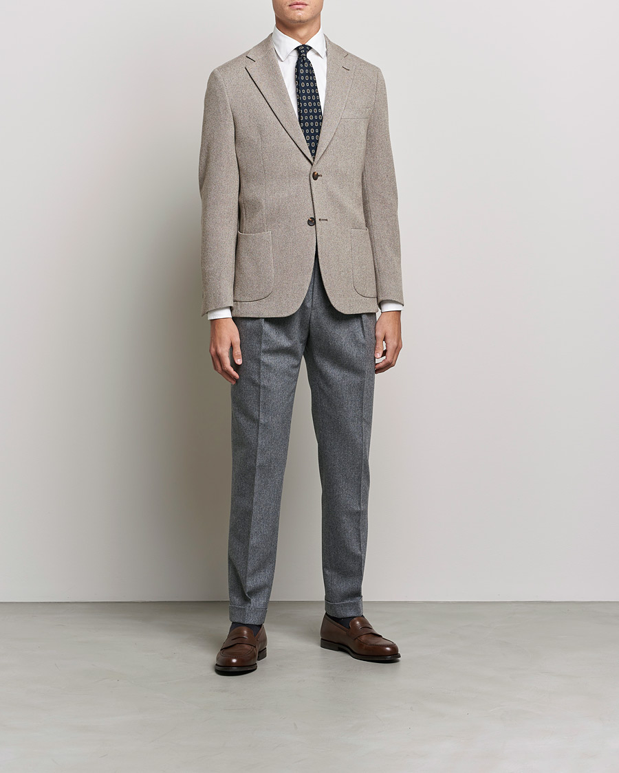 Herr | Kavajer | Morris Heritage | Mike Cashmere Blazer Khaki