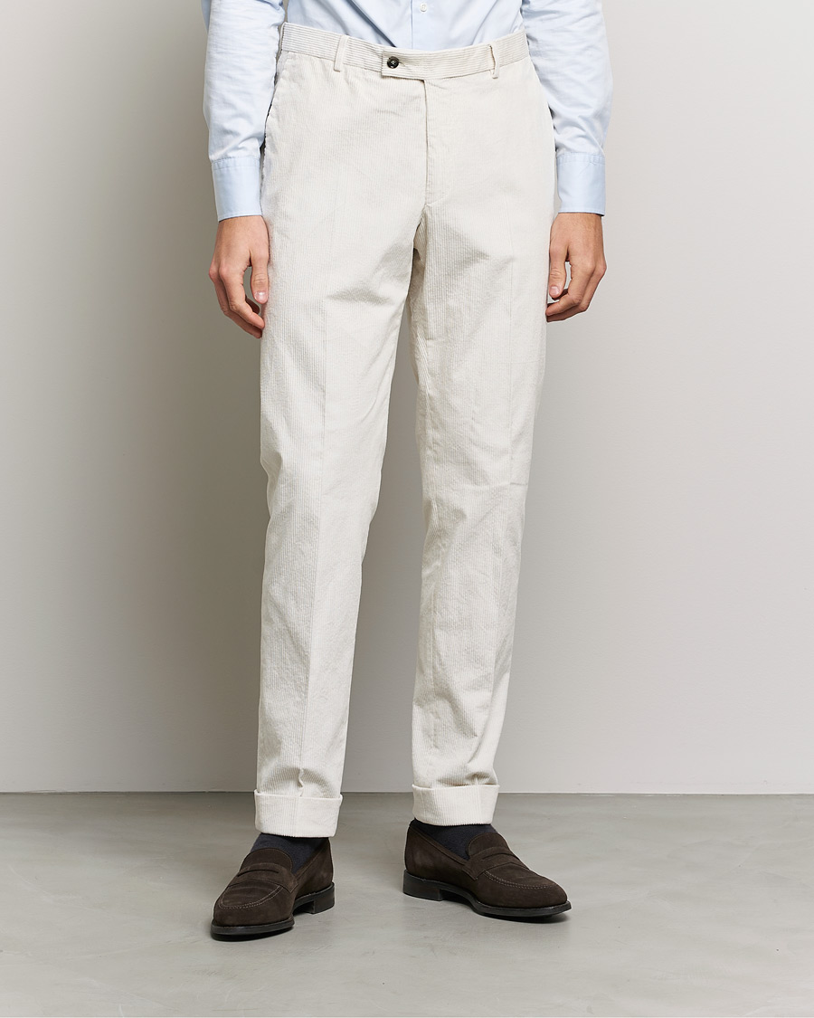 Herr | Byxor | Morris Heritage | Jack Cord Trousers Off White