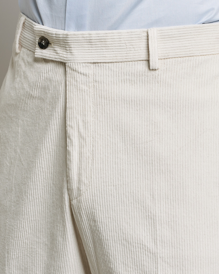 Herr | Byxor | Morris Heritage | Jack Cord Trousers Off White