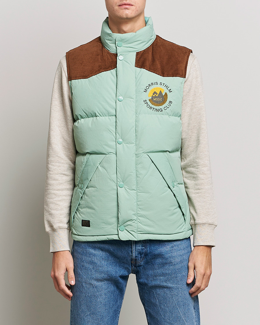 Herr | Jackor | Morris | Holborn Down Vest Green