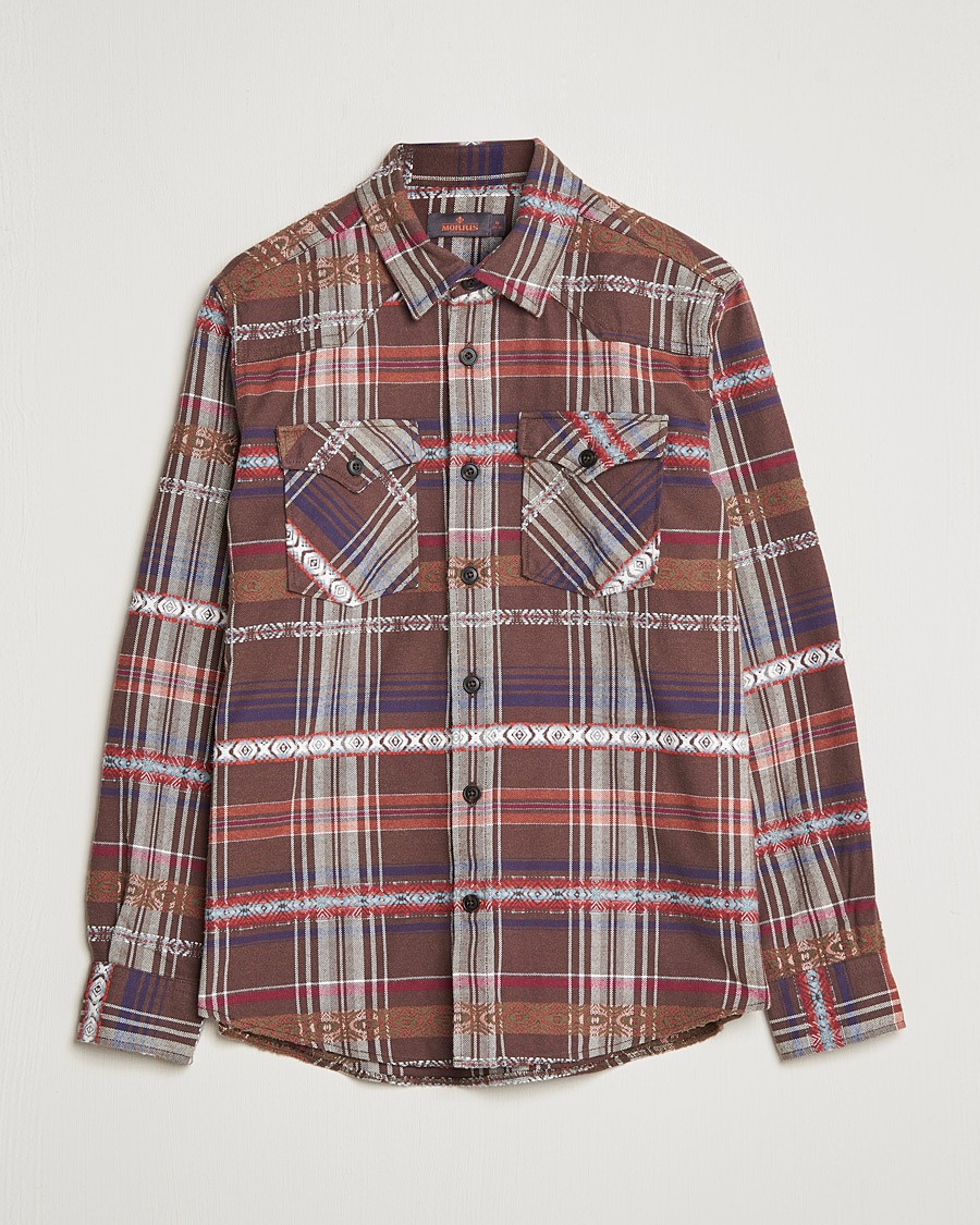 Herr | Skjortor | Morris | Walton Inca Overshirt Brown