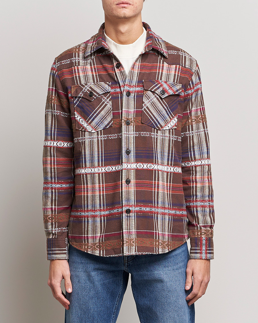 Herr | Skjortor | Morris | Walton Inca Overshirt Brown