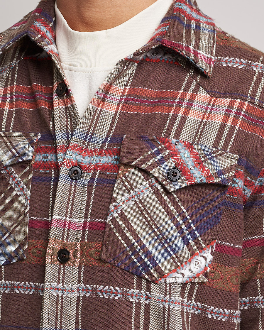 Herr | Skjortor | Morris | Walton Inca Overshirt Brown