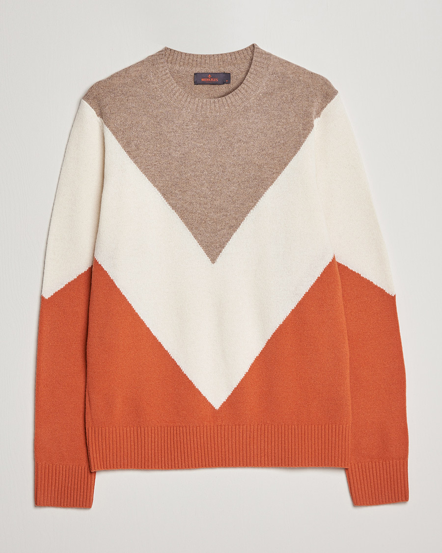 Herr | Tröjor | Morris | Novello Crew Neck Orange
