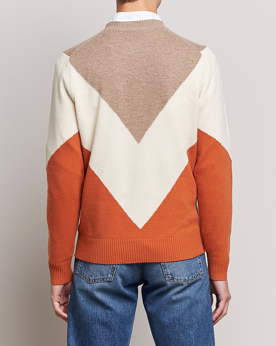 Herr | Tröjor | Morris | Novello Crew Neck Orange