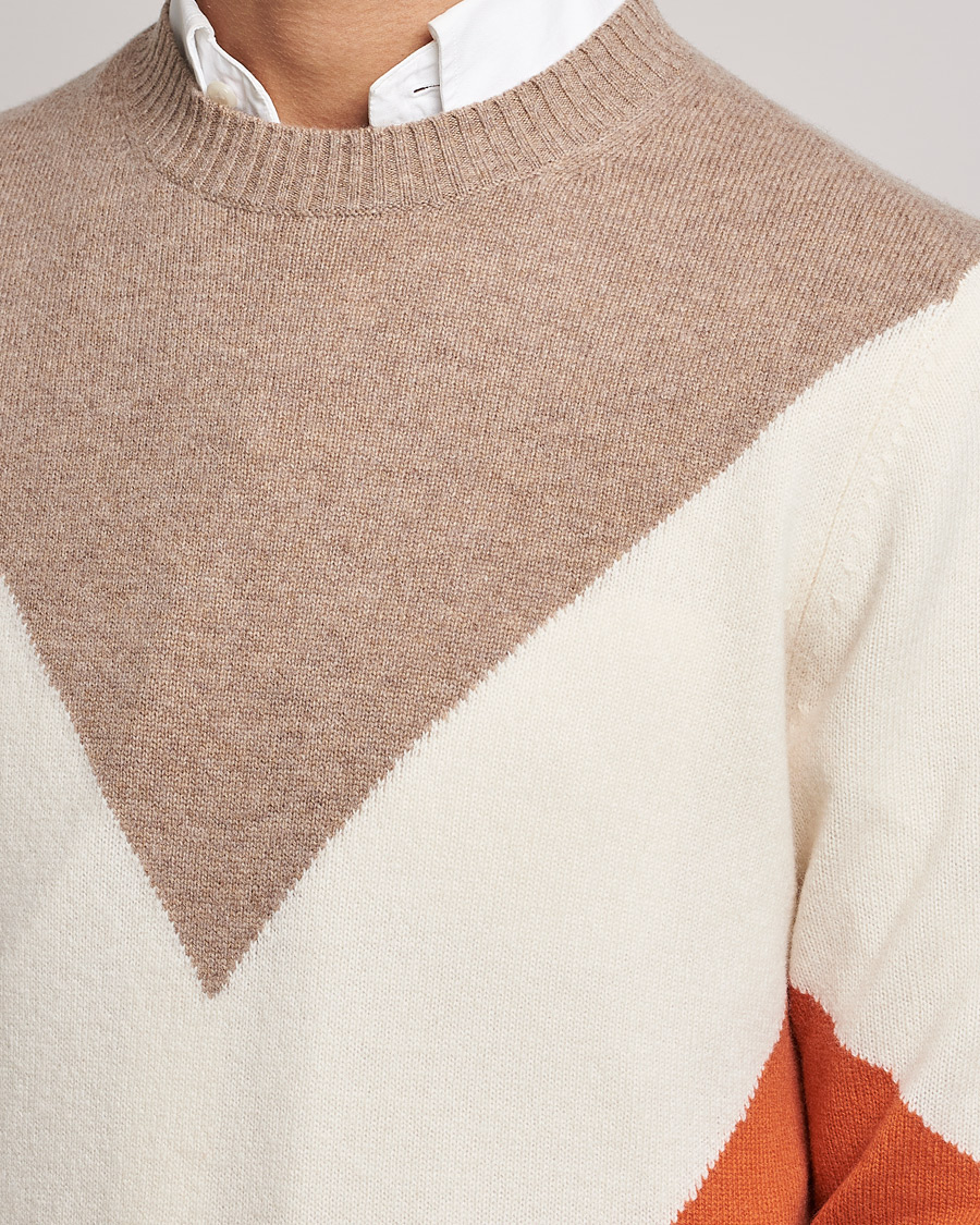 Herr | Tröjor | Morris | Novello Crew Neck Orange