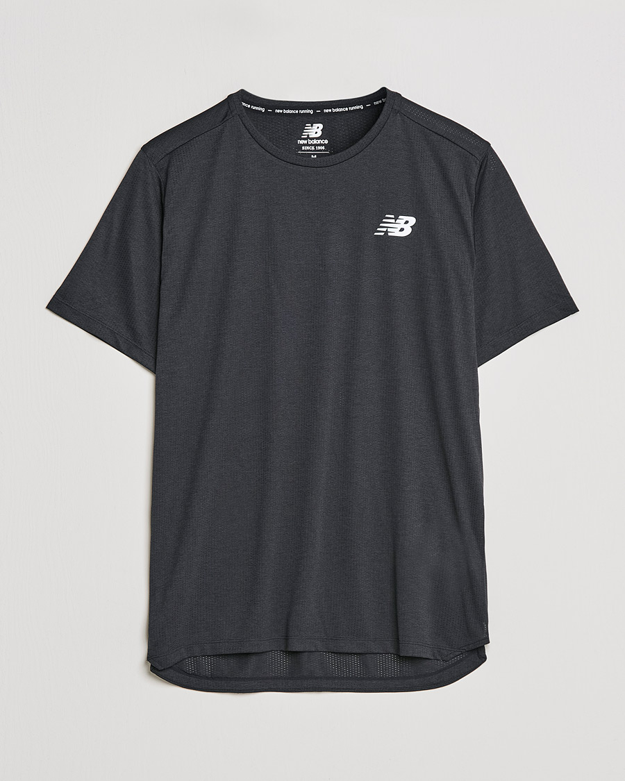 Herr |  | New Balance Running | Impact Run Short Sleeve T-Shirt Black