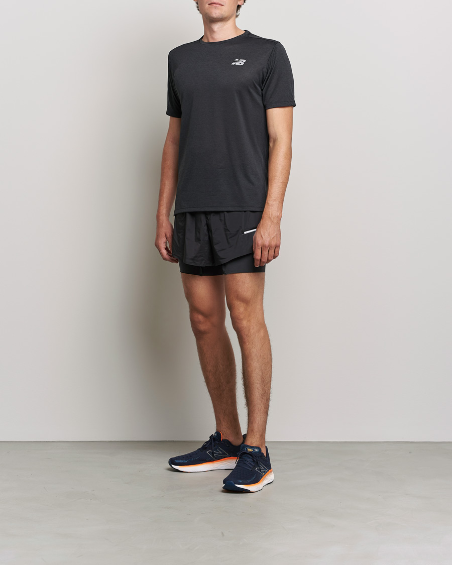 Herr | T-Shirts | New Balance Running | Impact Run Short Sleeve T-Shirt Black