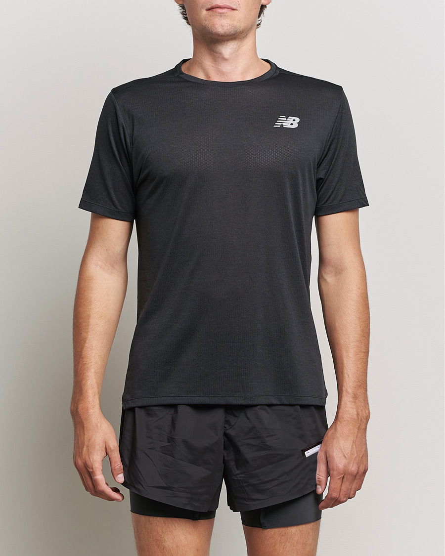 Herr | T-Shirts | New Balance Running | Impact Run Short Sleeve T-Shirt Black