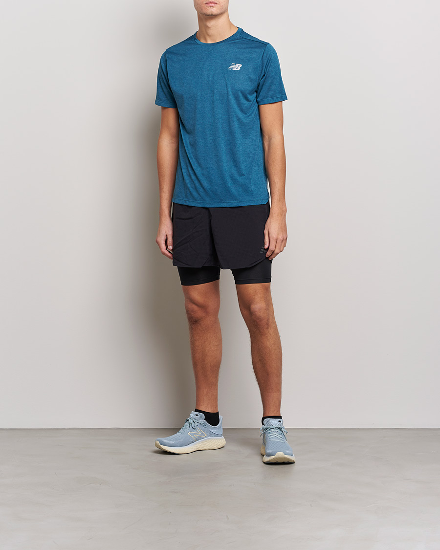 Herr | T-Shirts | New Balance Running | Impact Run Short Sleeve T-Shirt Dark Moonstone