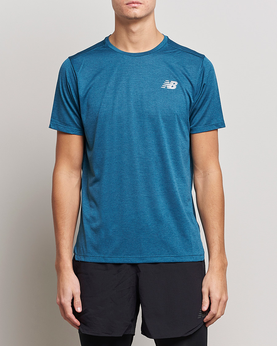 Herr | Running | New Balance Running | Impact Run Short Sleeve T-Shirt Dark Moonstone