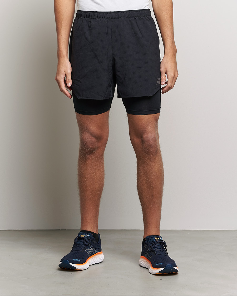 Herr | Shorts | New Balance Running | Q Speed 2 in 1 Shorts Black