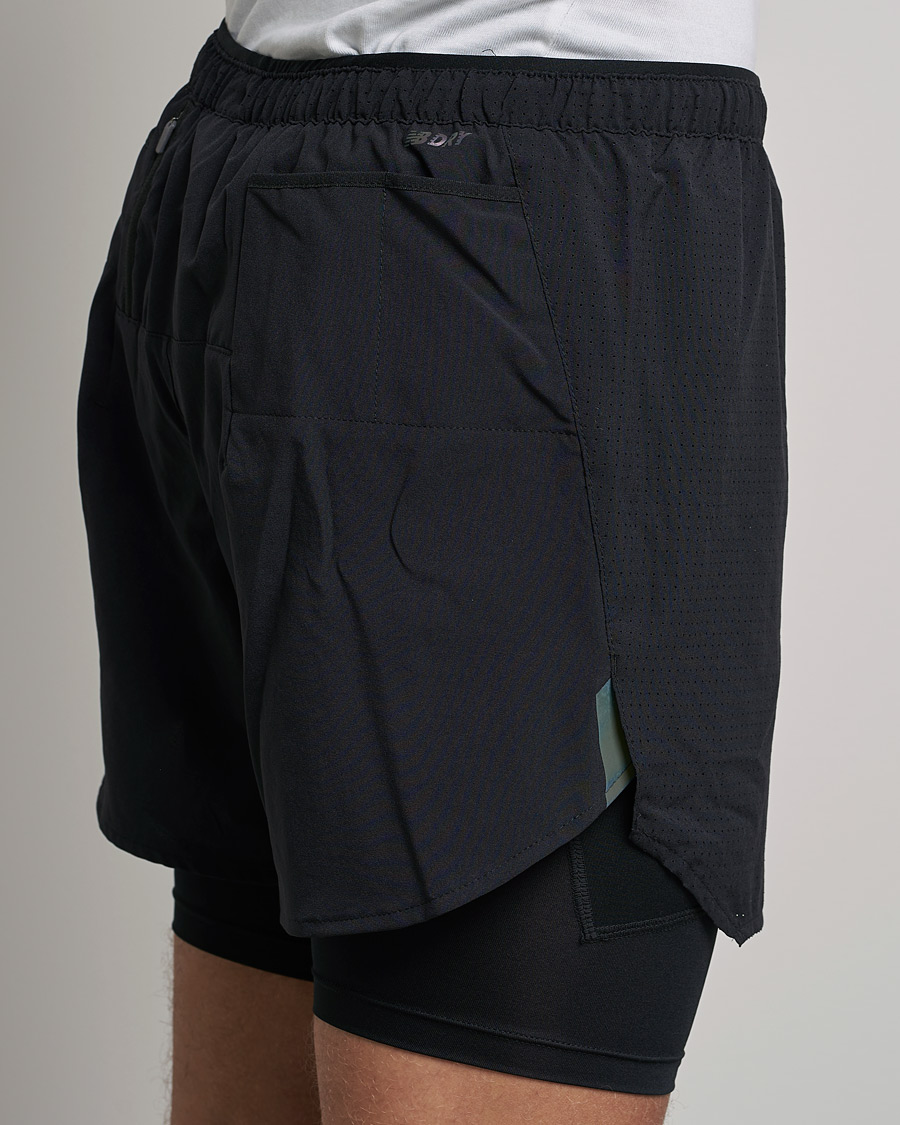 Herr | Shorts | New Balance Running | Q Speed 2 in 1 Shorts Black