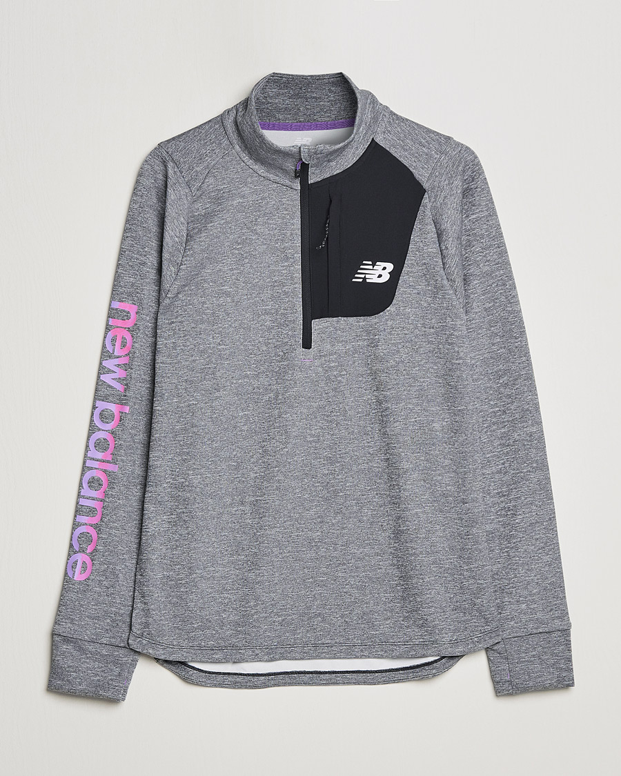 Herr | Tröjor | New Balance Running | All-Terrain Half Zip Grey