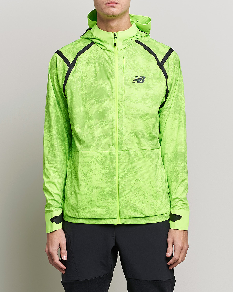 Herr | Running | New Balance Running | All-Terrain Waterproof Jacket Pixel Green