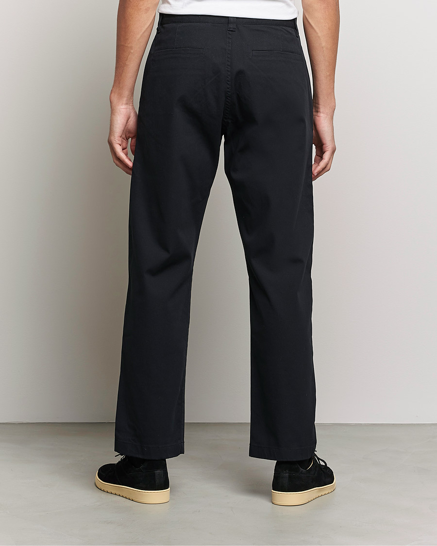 Herr | Byxor | NN07 | Alex Straight Fit Cotton Chinos Black