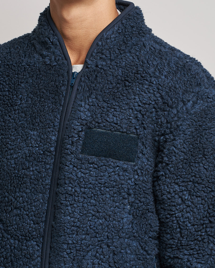 Herr | Tröjor | NN07 | Morten Fleece Full Zip Sea Blue